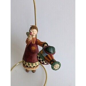 Debbie Mumm Christmas Ornament Butterfly Fairy Garden Angel Vtg